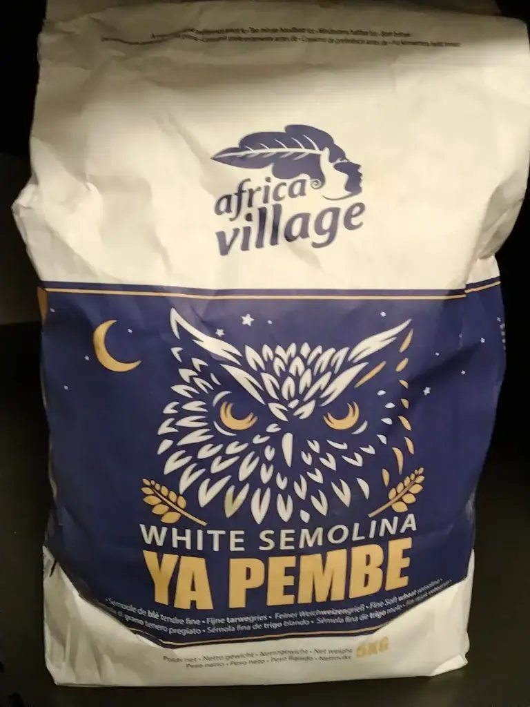 AFRICAN VILLAGE WHITE SEMOLINA YA PEMBE-5KG 