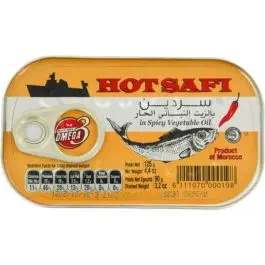 Hot Safi - Sardine in Vegetable Spicy Oil