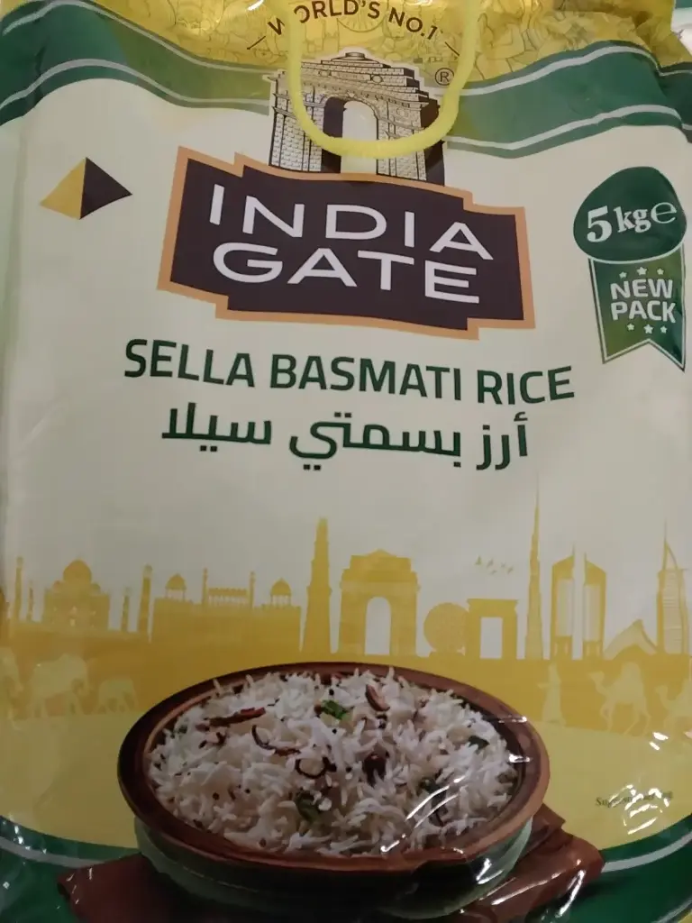 India Gate Sella Basmati Rice- 5kg 