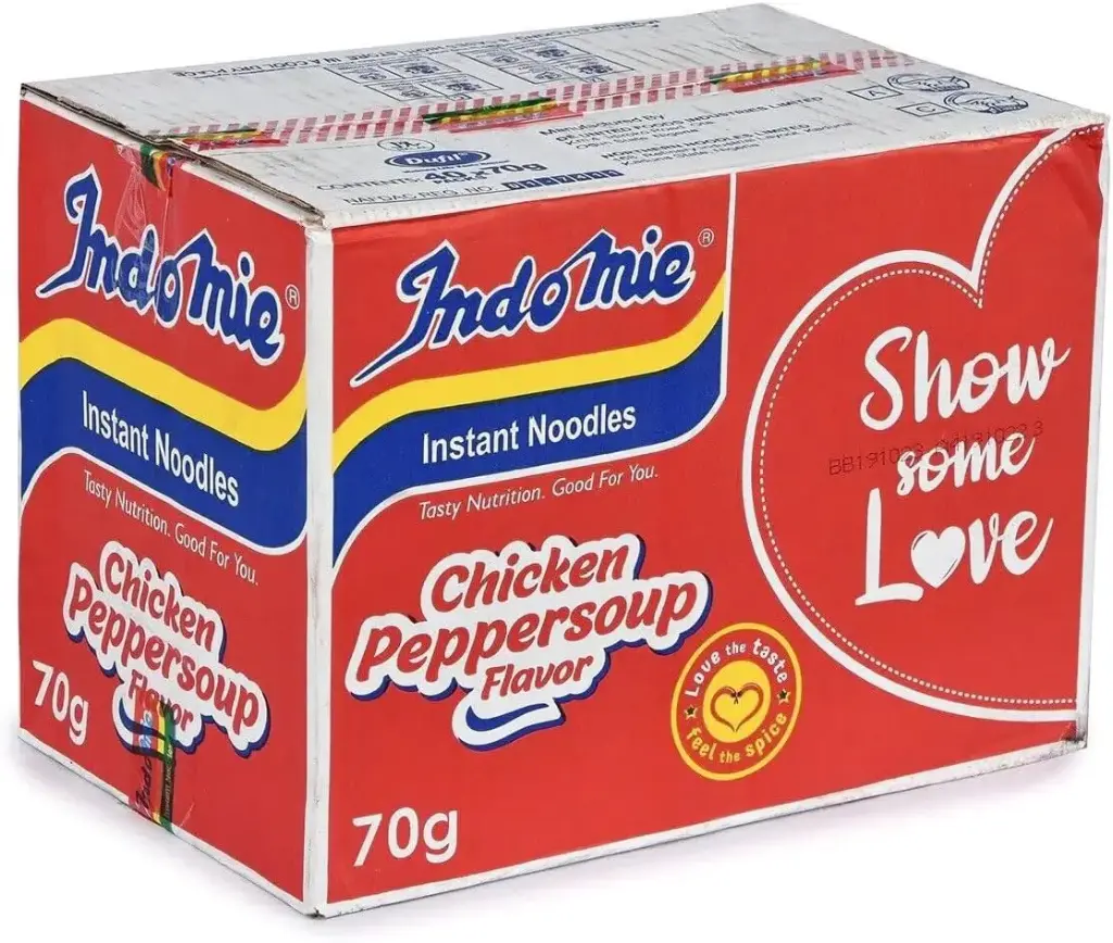 Nigerian Indomie Chicken Peppersoup Noodles 70G * 40 PACKETS