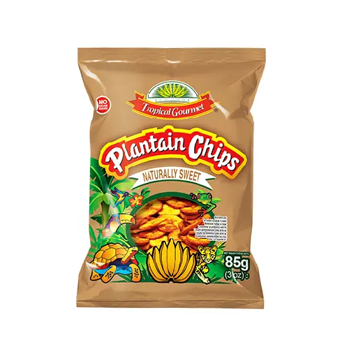 Tropical Gormet Plantain Chips Doux-Naturally Sweet