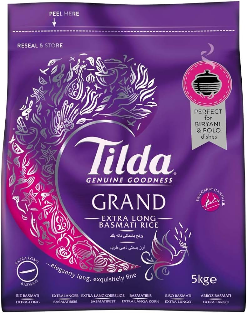 Tilda Grand Extra Long Basmati Rice-5kg 