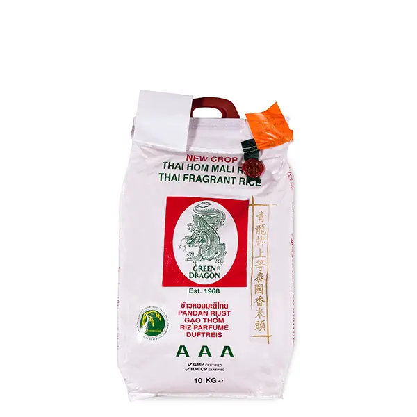 Green Dragon Thai Hom Mali Long Grain Parfume Jasmine Rice 10kg