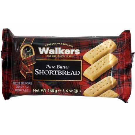 WALKERS  Shortbread Pure Butter- 160g 