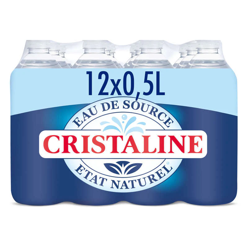 Cristaline Eau Source (12 x 0.5L) 
