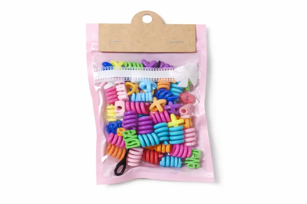 60pcs multi love hair beads 