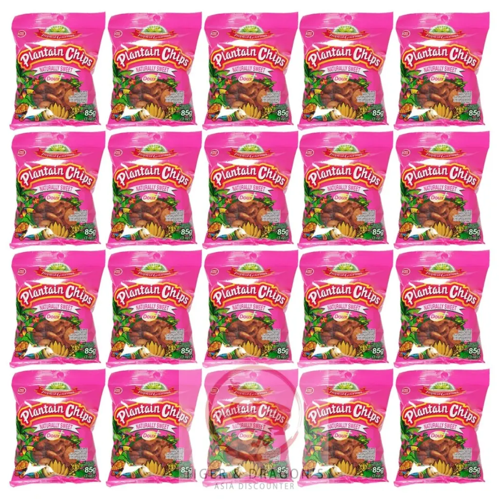 Carton Tropical Extra Sweet Plantain Chips-Pack of 20 units
