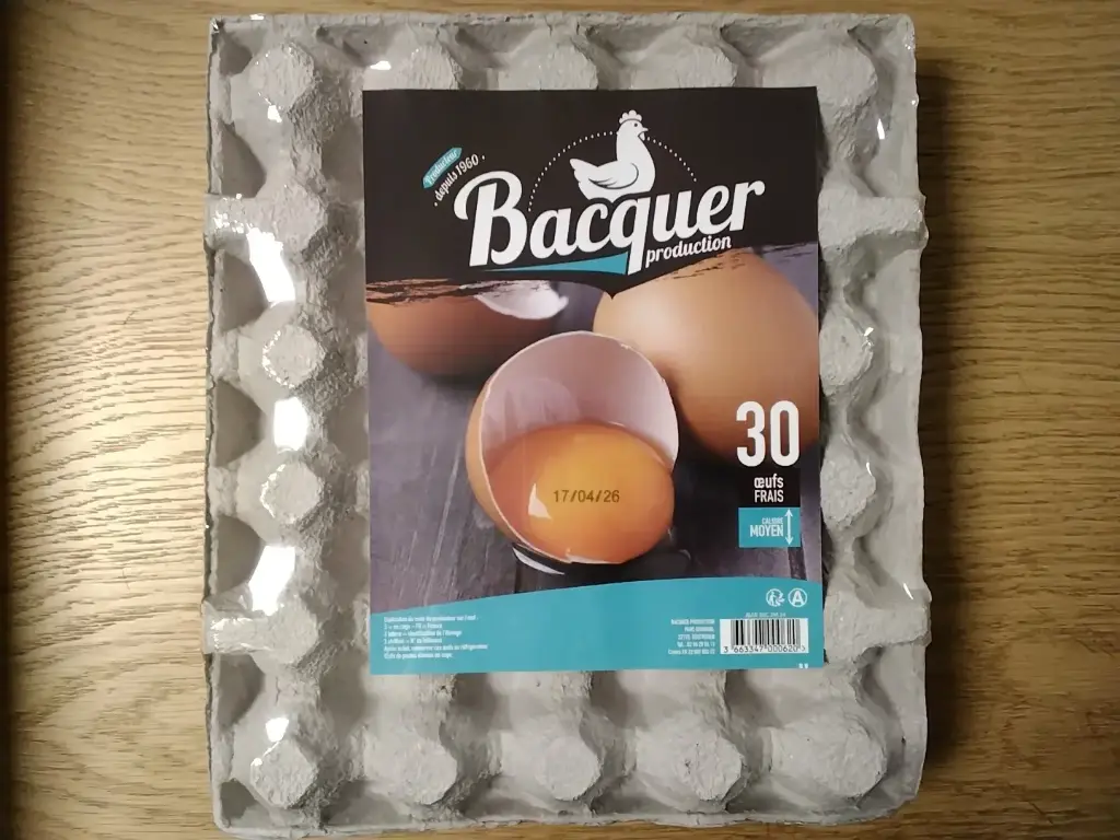 Oeufs de poule- Chicken Eggs 30 pcs