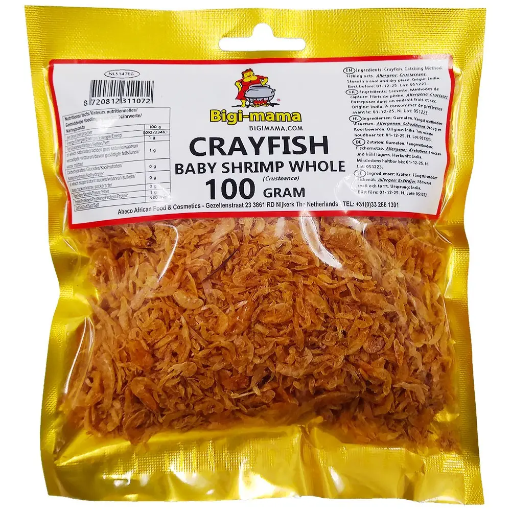 Crayfish Baby Shrimp Whole - Bigi Mama 100 gr