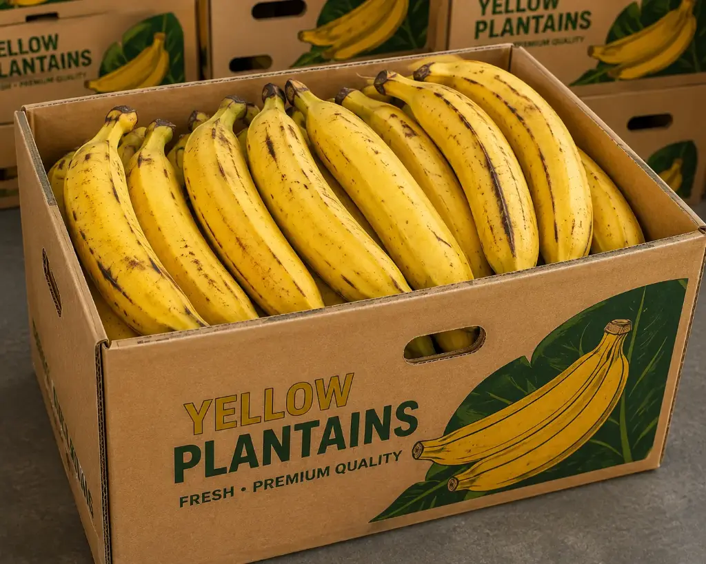  Box of Yellow plantain-22.70kg  