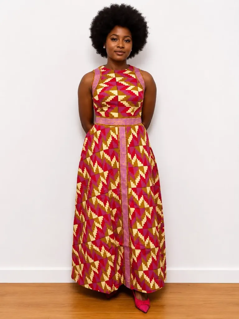 Triba Maxi Pastel Pattern Dresses