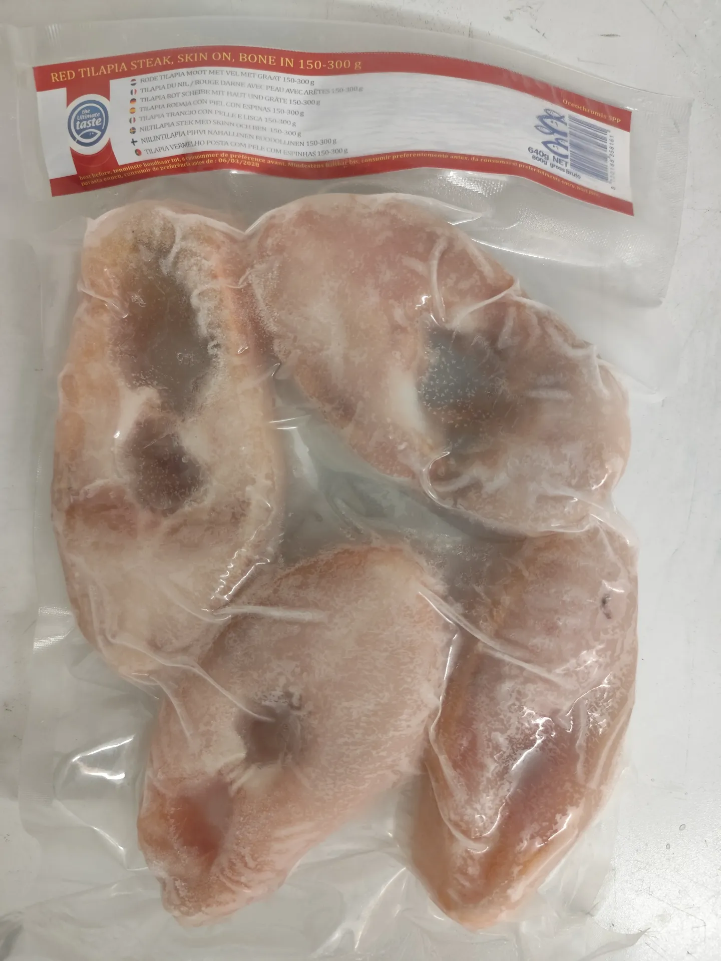 Red Tilapia Steak 800g