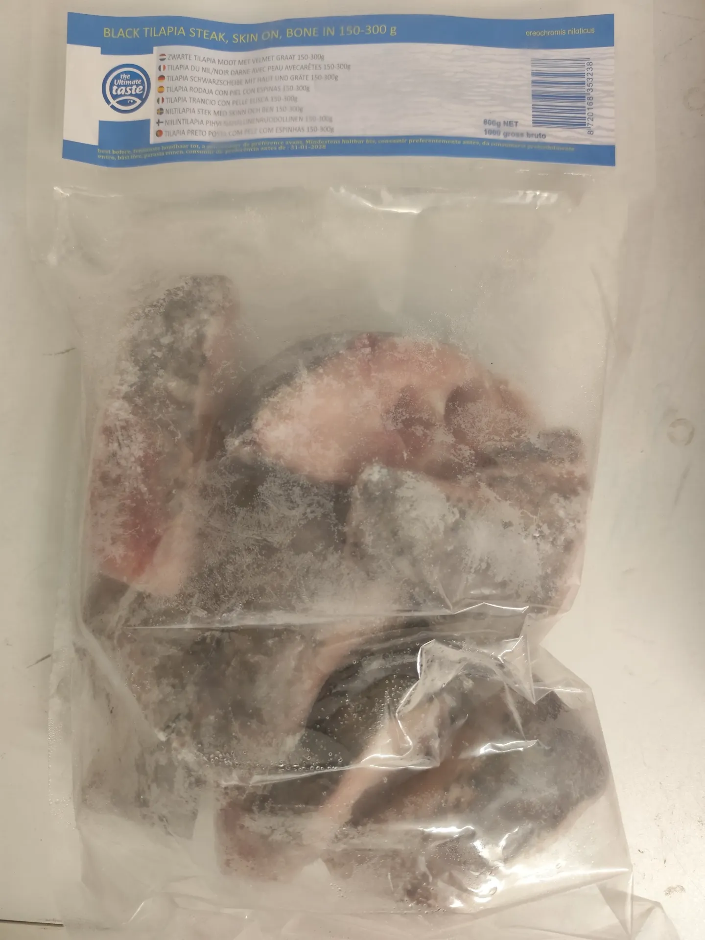 Black Tilapia Steak 1kg