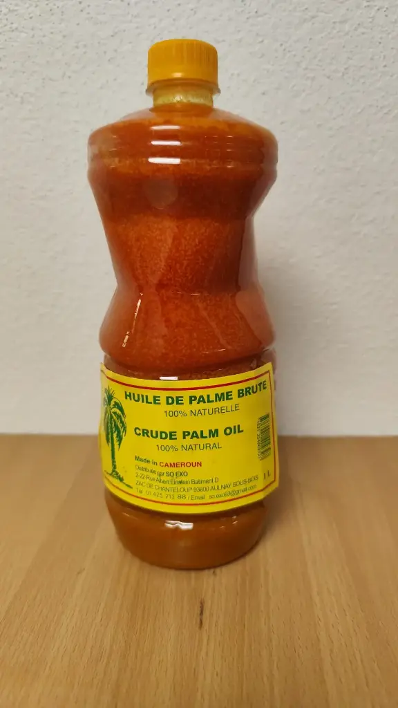 Huile de Palme brute- Palm Oil from Cameroun1kg
