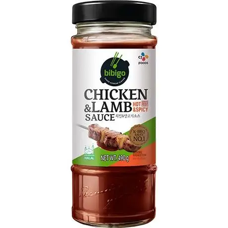  BIBIGO  Chicken & Lamb Sauce Hot & Spicy-490g
