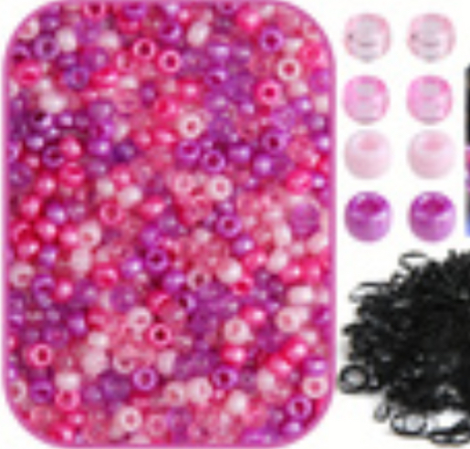 500 Hair beads 