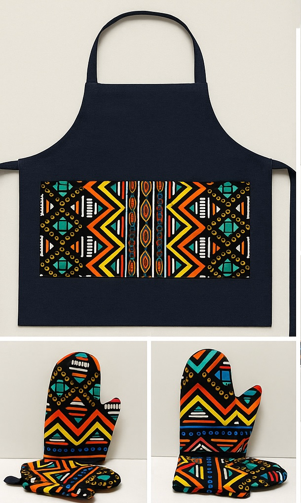 Oven Mittens and Apron