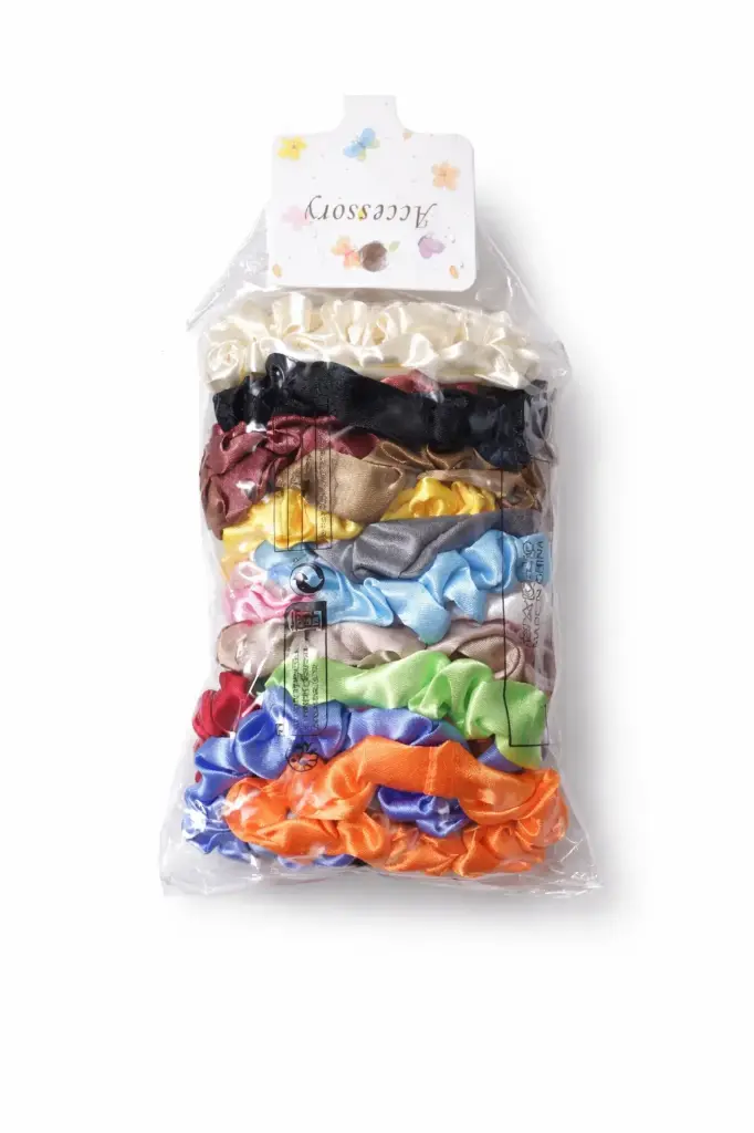 Women Elastic Hair Scrunchies ( Assortment of Colors)  