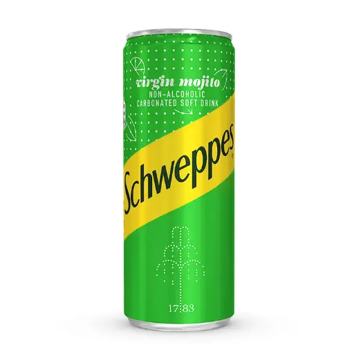 Nigerian Schweppes virgin Mojito (Can) Non-Alcoholic Carbonated Drink