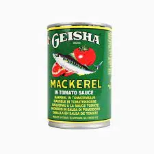 GEISHA MACKEREL IN TOMATO SAUCE 425GR