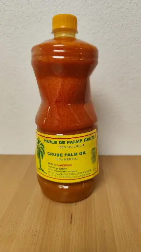 Huile de Palme brute- Palm Oil from Cameroun1kg