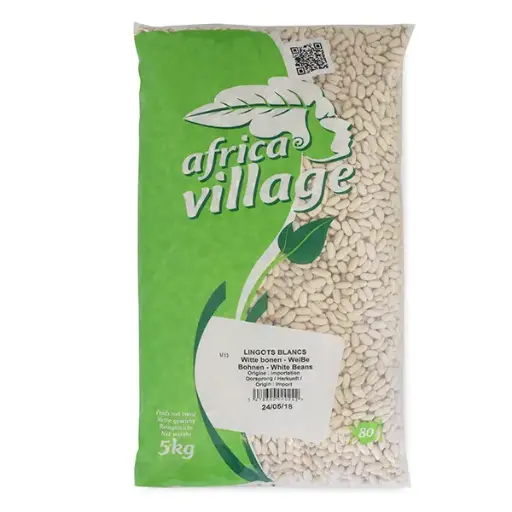 AFRICA VILLAGE HARICOTS/BEANS LING.BLANC 5KG 