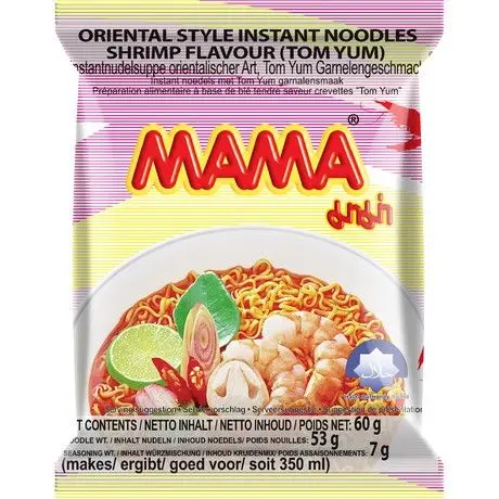Instant Noodles Shrimp Mama Halal