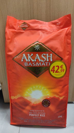Akash Basmati 20kg Rice