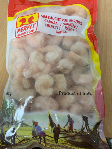 Sea Caught Pud Shrimps 500g