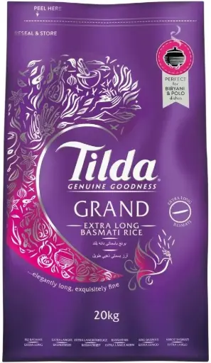 Tilda Grand Extra Long Basmati Rice 20kg
