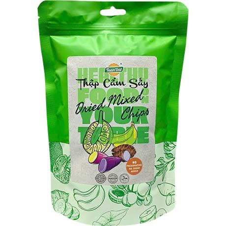 TUAN DAT  Mixed Fruit Chips- 100g 