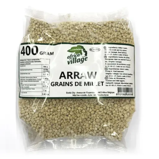 African Village Arraw -Grains de Millet 400g