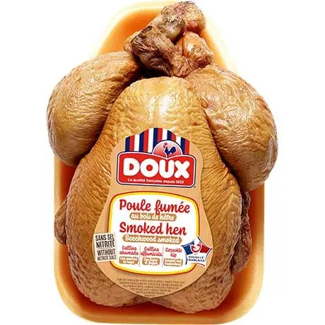 DOUX  Strong Chicken Smoked & Cooked Halal-Poule Fume