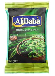 Alibaba Frozen Cut Okra-400g