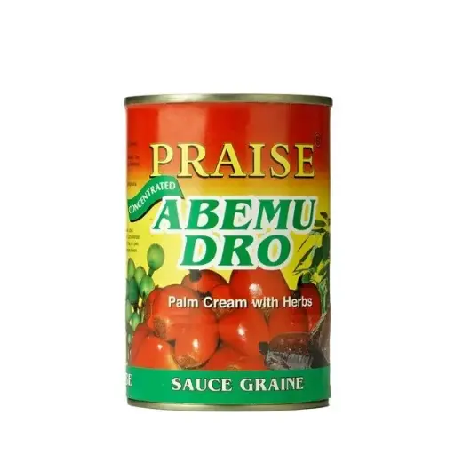 Praise Palm Cream-Sauce Graine- Abemudro (with spices/avec épices) - (400g)