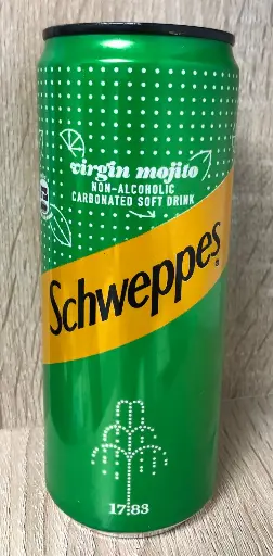 Nigerian Schweppes Virgin mojito Non-Alcoholic Carbonated Drink 33cl