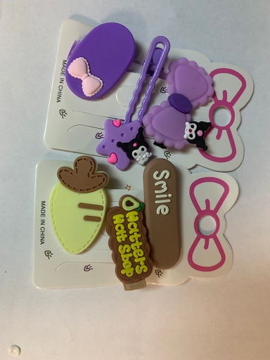 Assortment of hair clips-3 pieces in one