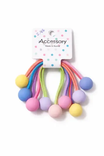 Élastic Hair tie for girls- 5 in one 