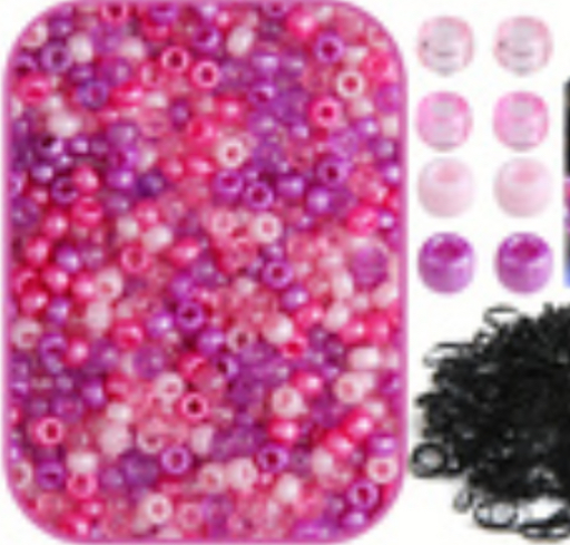 500 Hair beads 