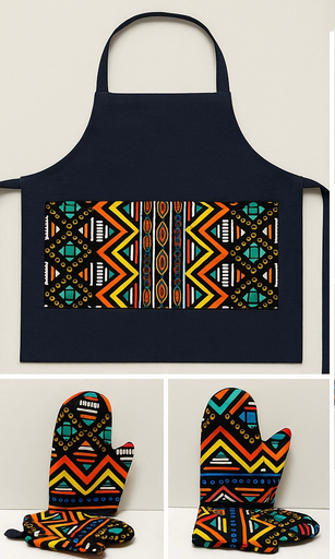 Oven Mittens and Apron