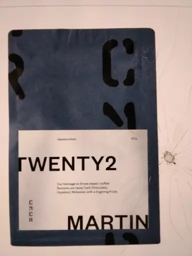 22 Martin Blend-Espresso roast whole bean coffee-250g 