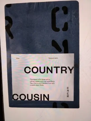 Country Cousin-Espresso Roast coffee beans-250g   